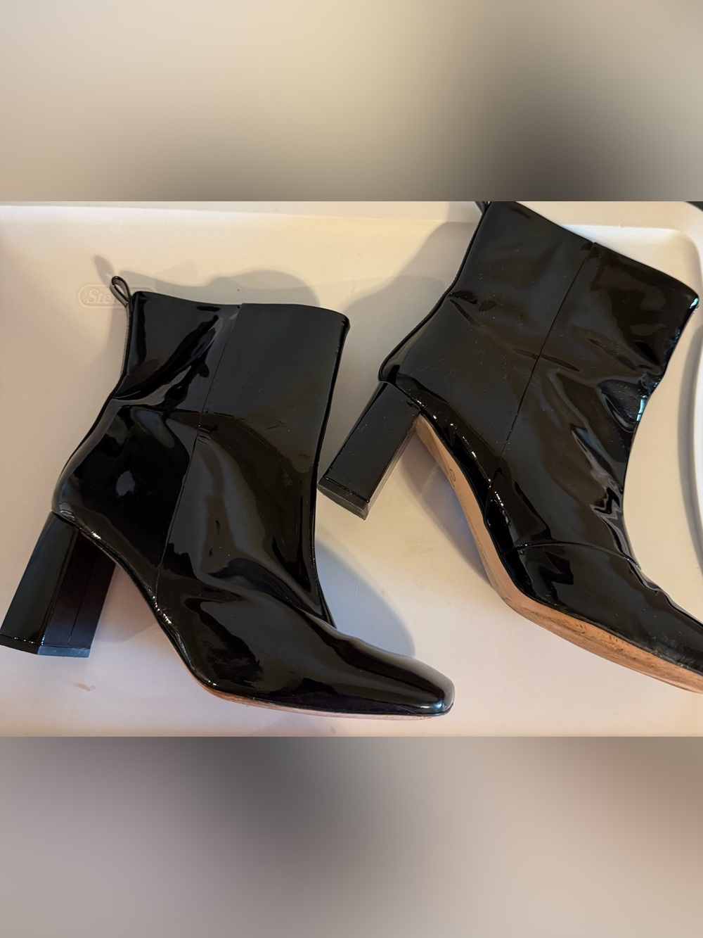 Good American Size 11 Patent Leather Boots.